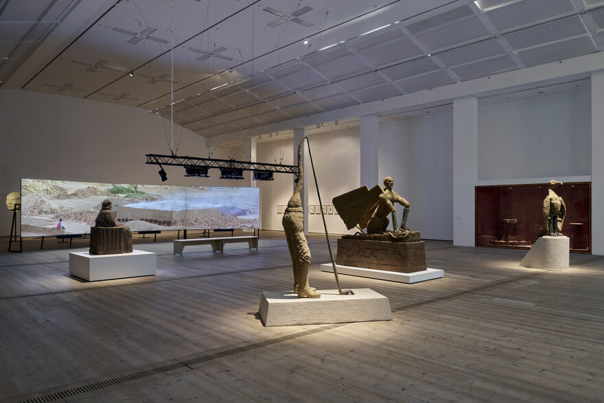Ali Cherri, exhibition view at Baltic Centre for Contemporary Art, Gateshead