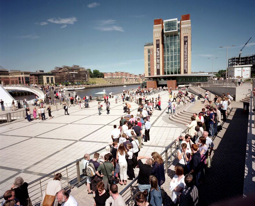 Sunny day showing Baltic exterior during 2002 opening