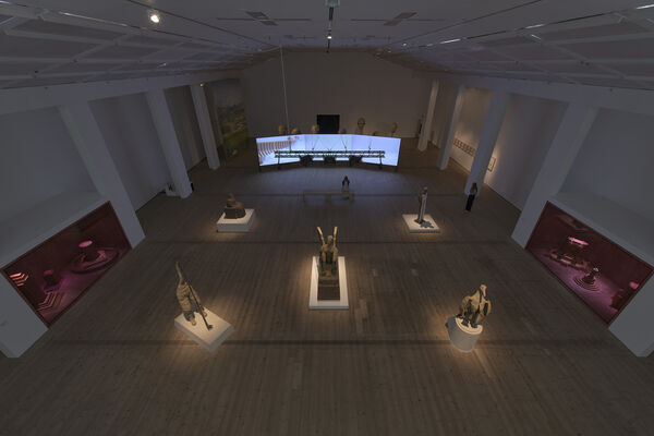 Ali Cherri: How I Am Monument aerial installation view at Baltic 2025