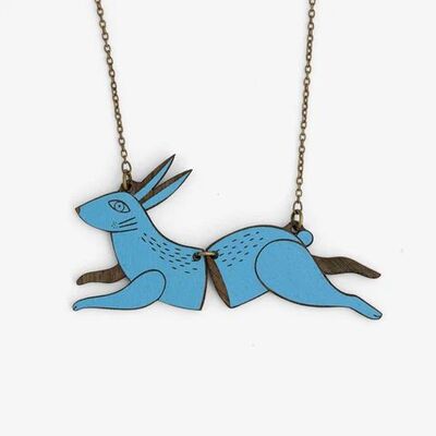 Blue Hare necklace