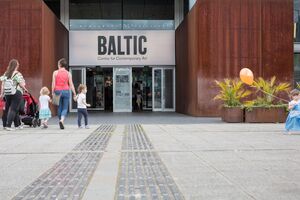 Baltic building front door